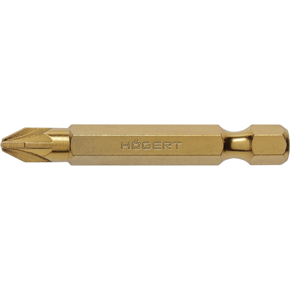 Биты (2 шт; PZ2; 50 мм; сталь S2 TiN) HOEGERT TECHNIK HT1S395