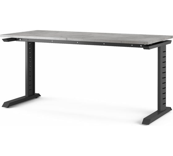 Изображение товара Стол офисный Kobor L2-140/70 black/chicago 212112