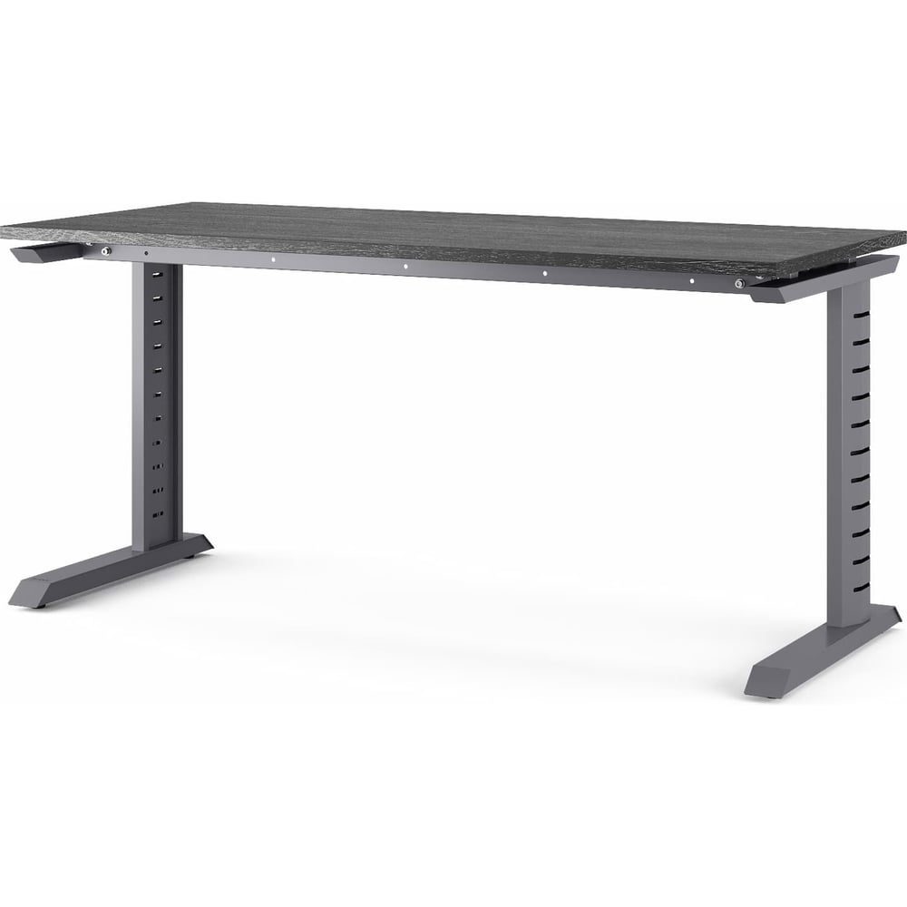 Изображение товара Стол офисный Kobor L2-140/70 graphite/wood современный письменный стол