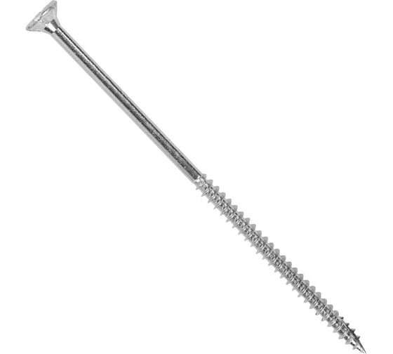 Изображение товара Саморез КРЕП-КОМП белый цинк, POZY, 6х60, 20 шт. бд660мф