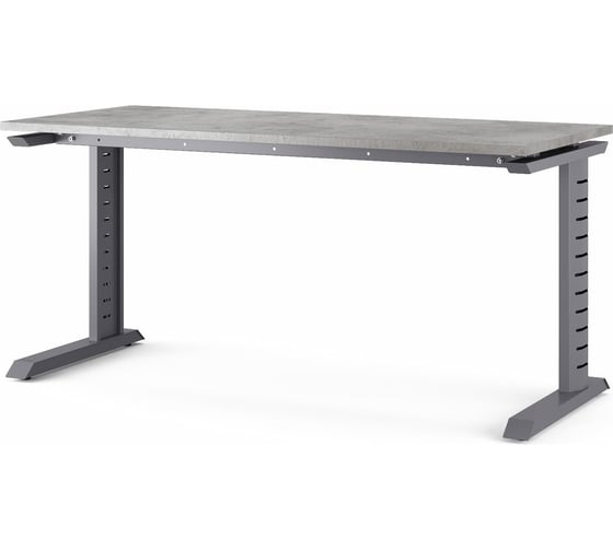 Изображение товара Стол офисный Kobor L2-160/70 graphite/chicago 212217