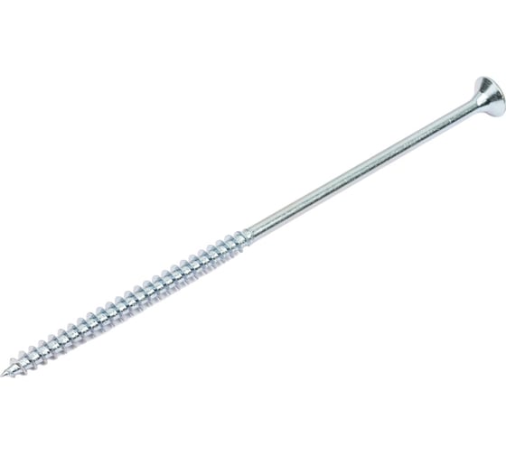 Изображение товара Саморез КРЕП-КОМП белый цинк, POZY, 6х150, 600 шт. бд6150