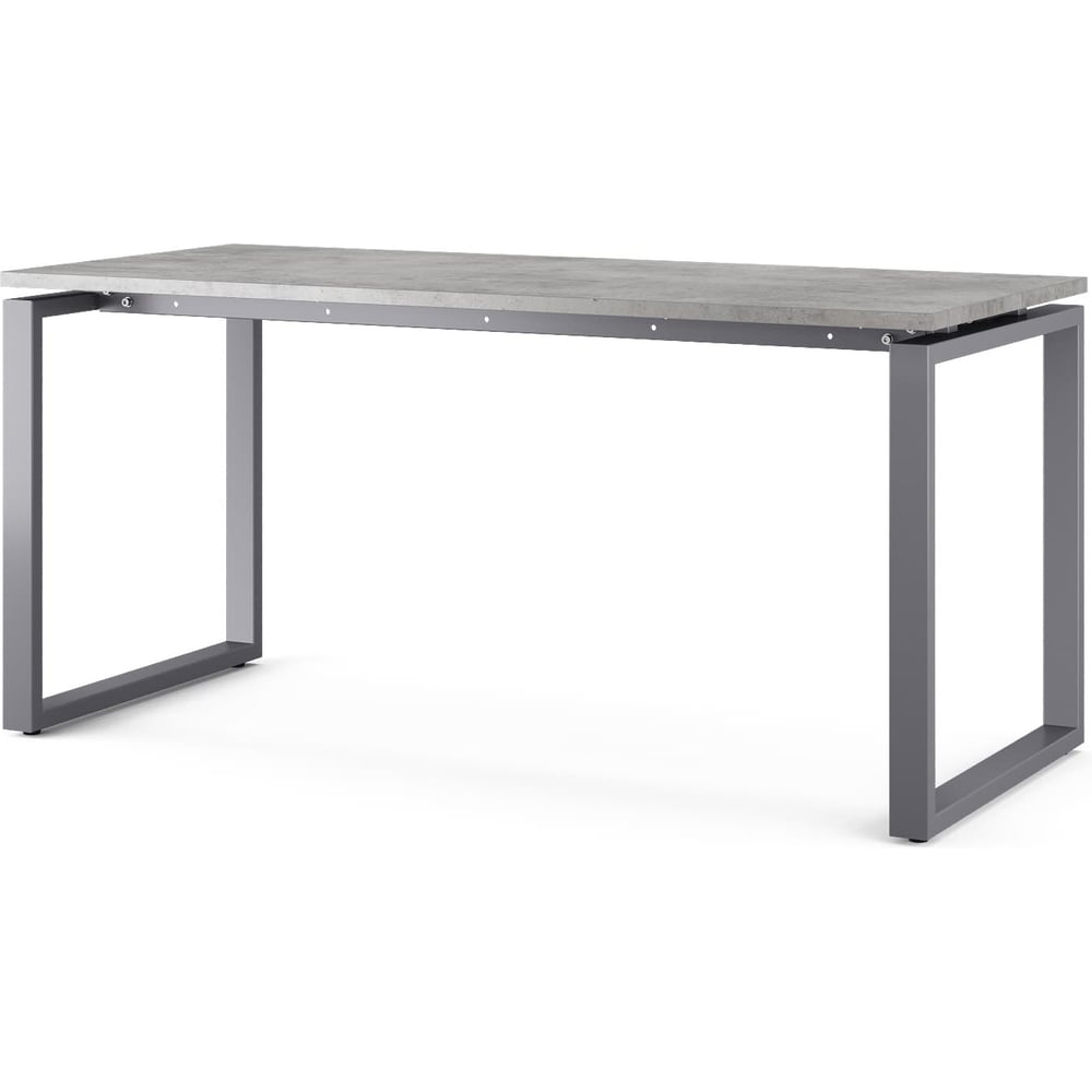Изображение товара Офисный письменный стол Kobor O1-140/70 бетон чикаго грифит муар