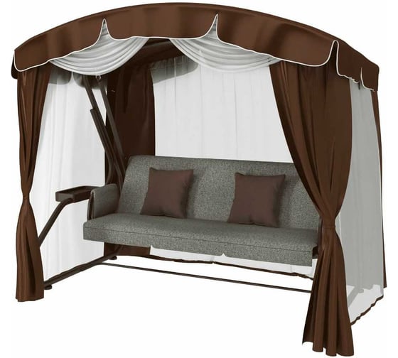 Изображение товара Качели садовые взрослые для дачи Redford 3 местные Караван Люкс 59302