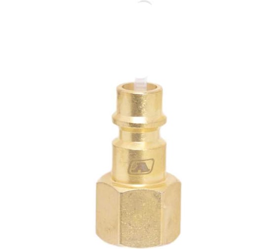 Изображение товара Штуцер профессиональный Aurora папа с внутренней резьбой 1/4F, латунь, блистер 1шт 39215