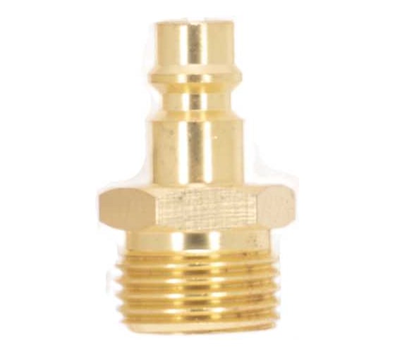 Изображение товара Штуцер профессиональный Aurora папа с наружной резьбой 1/2М, латунь, блистер 1шт 39220