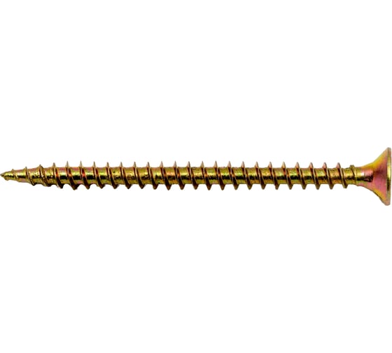 Изображение товара Саморез КРЕП-КОМП желтый цинк, POZY, 4,5х60, 30 шт. жд4560мф