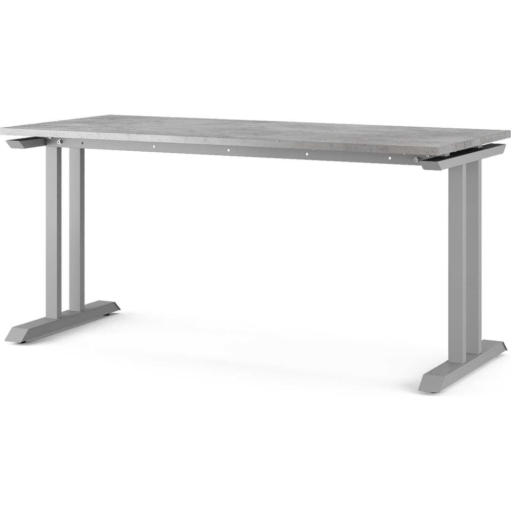 Стол офисный Kobor T-160/70 aluminum/chicago 212737