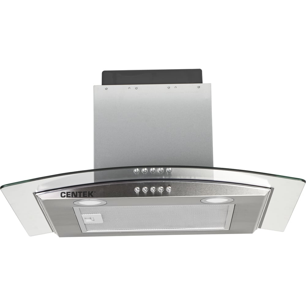 Вытяжка Centek  СТ-1825-60 (сталь) ширина 60 см, КУПОЛ, 1100 м3/час, 200-240 Вт, 3 скорости CT-1825-60