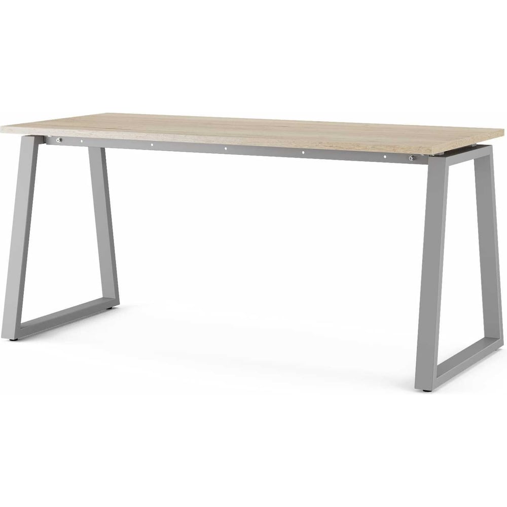 Изображение товара Офисный стол Kobor TR-140/70 алюминий натуральный современный письменный стол