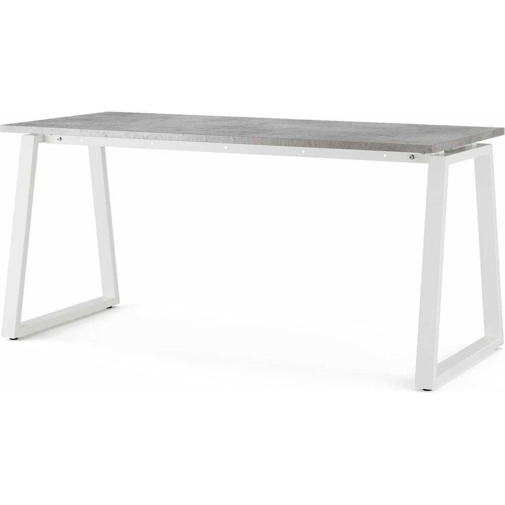 Изображение товара Офисный стол Kobor TR-160/70 white/chicago современный письменный прямоугольный