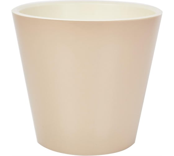 Изображение товара Горшок для цветов Ingreen London, 10.5 л, молочный шоколад 272756