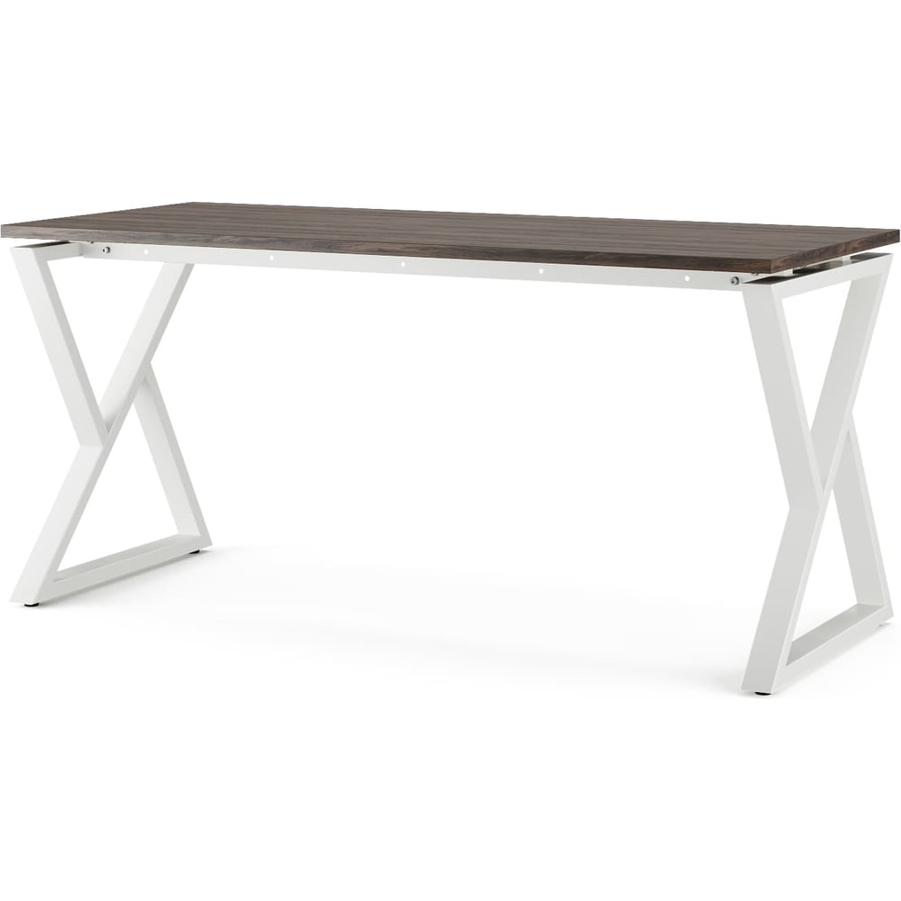 Изображение товара Офисный стол Kobor W-160/70 белый и дуб чарльстон