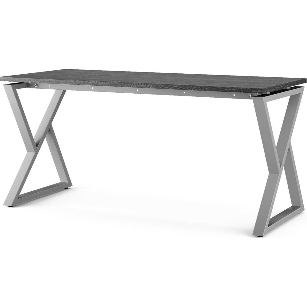 Стол офисный Kobor W-160/70 aluminum/wood 211510