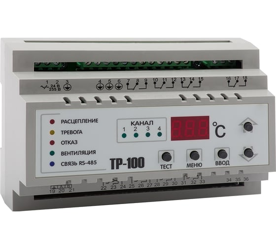 Изображение товара Реле температурное КЭАЗ OptiDin ТР-100-УХЛ3.1 114077