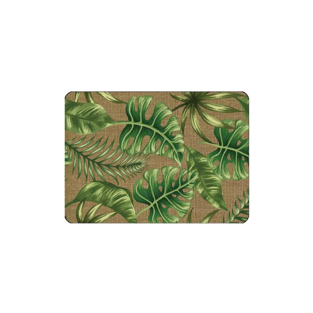 Изображение товара Батистовый коврик Joy Home 45x75 см с рисунком листьев