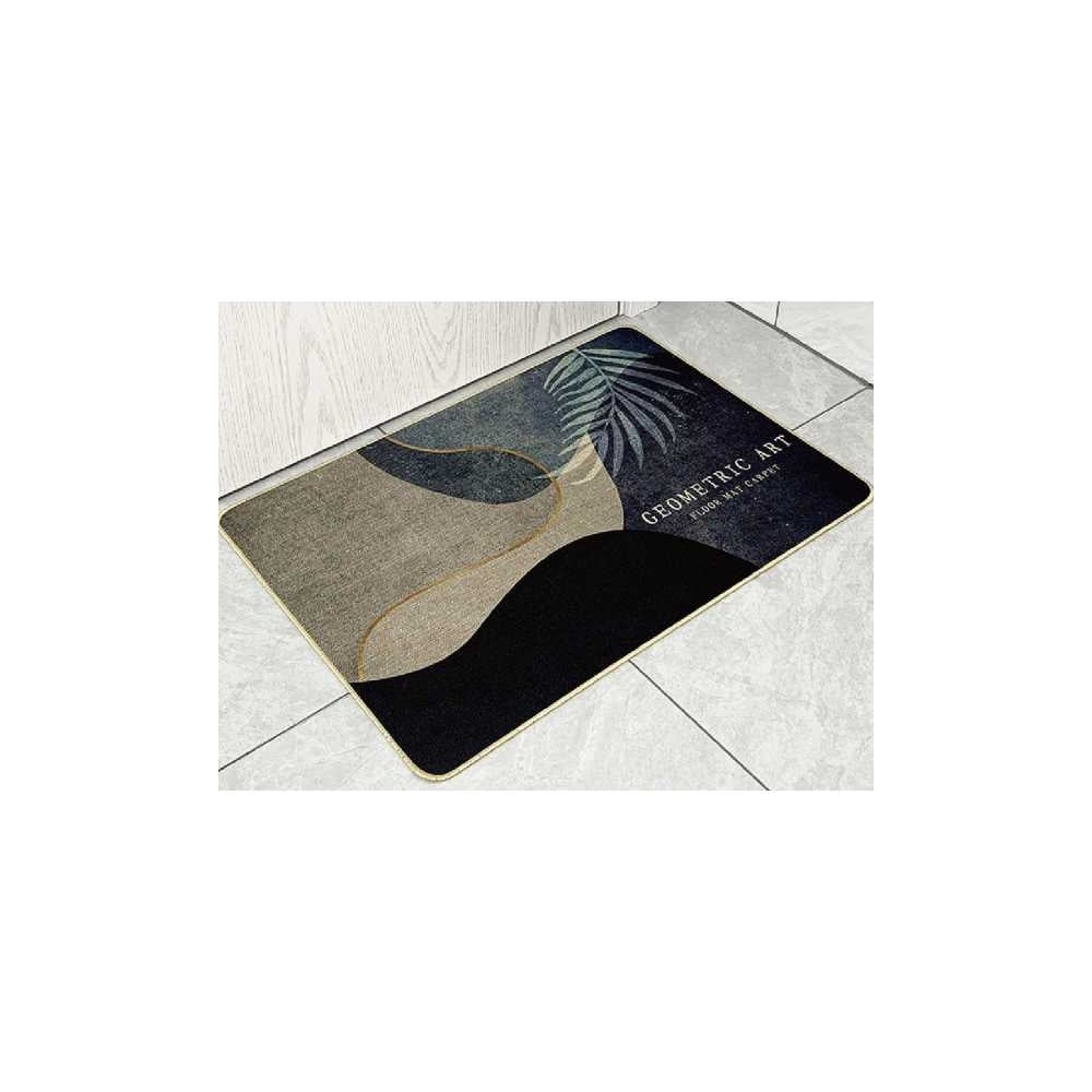Изображение товара Коврик Joy Home батистовый 45x75 см YM7004 черный- серый
