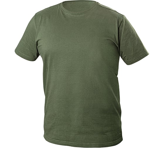 Изображение товара Футболка HOEGERT TECHNIK VILS хлопок, темно-зеленая, р. 3XL HT5K426-3XL
