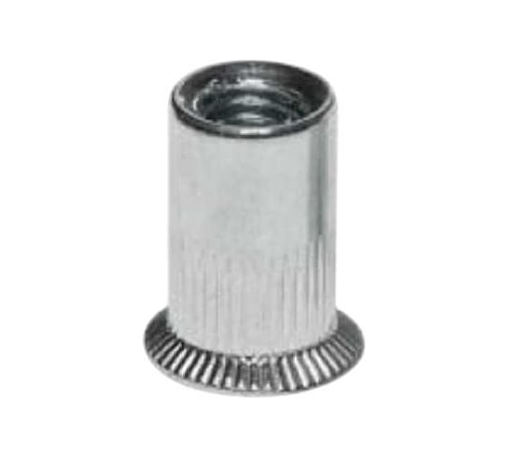 Изображение товара Заклепка-гайка ОПМ 110007 М8x19 А2 РИФ с потай бортиком 200 шт УТ000077635