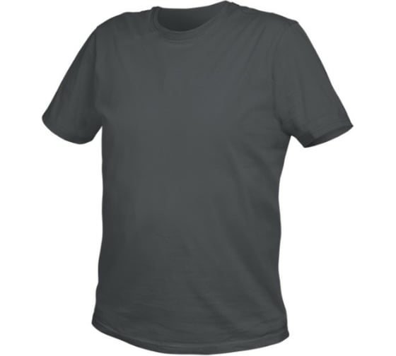 Изображение товара Футболка HOEGERT TECHNIK VILS хлопок, графитовая, р. 2XL HT5K410-2XL