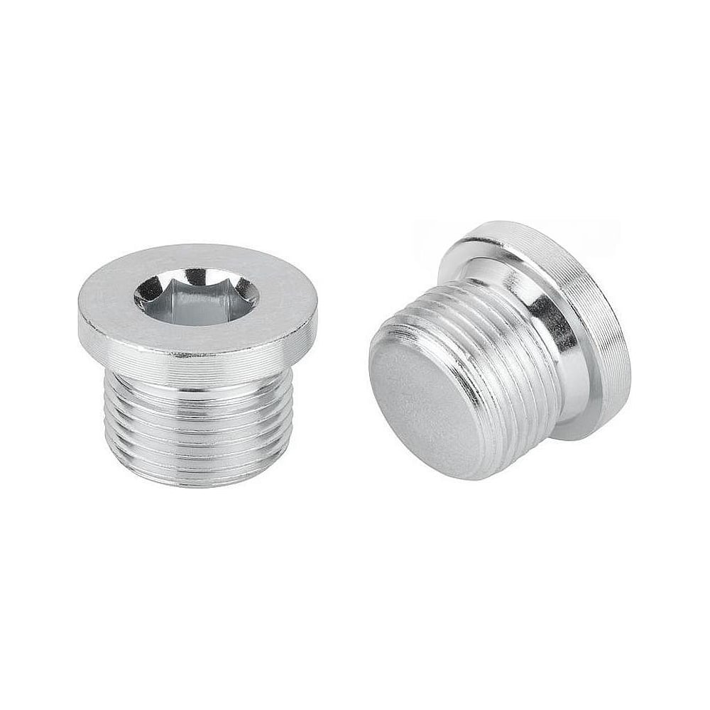 Изображение товара Пробка ОПМ DIN 908 М10x1,0 100 шт сталь цинк-ламельное покрытие