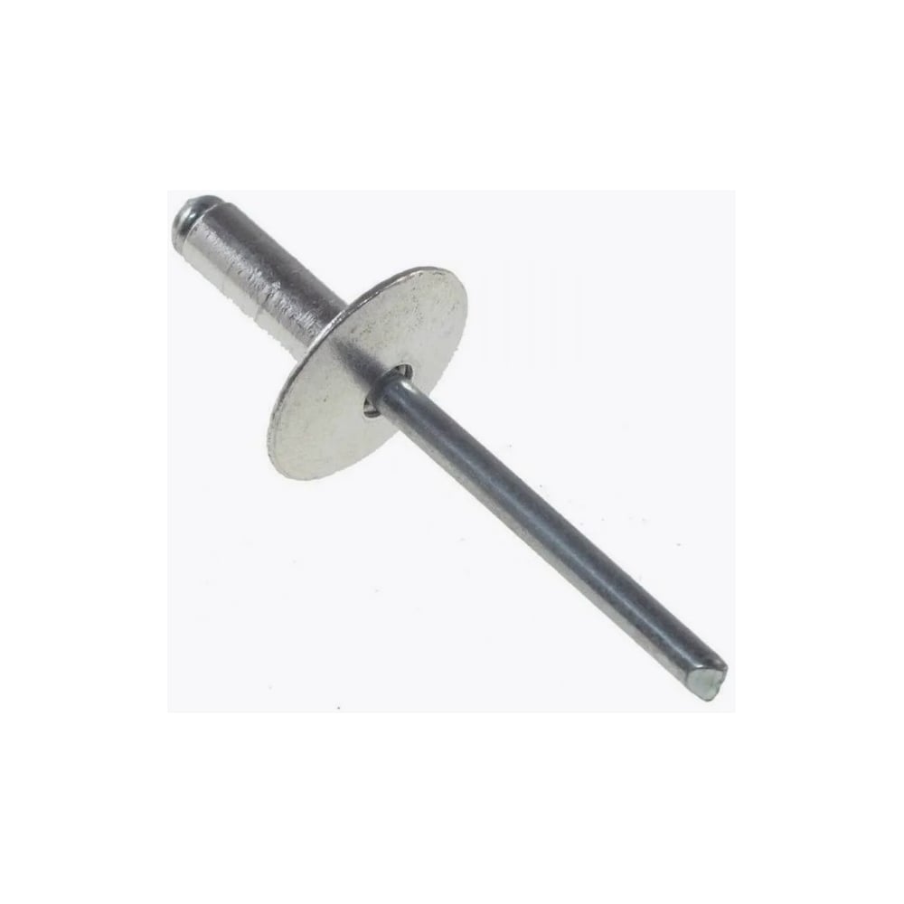 Изображение товара Заклепка тяговая 109003 d4,8x10x16 сталь 250 шт увеличенный бортик