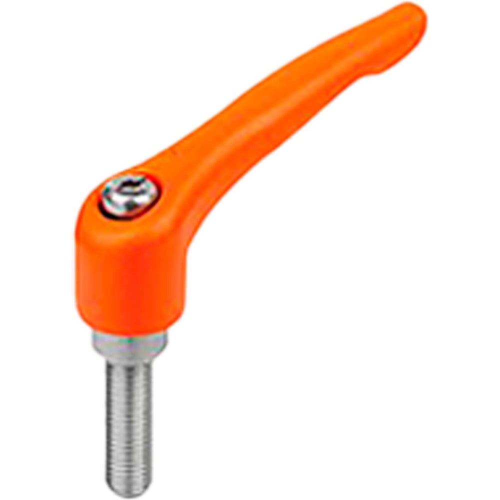 Изображение товара Рычаг зажимной KIPP K0123.2102X20 из нержавеющей стали M10 промышленный зажим