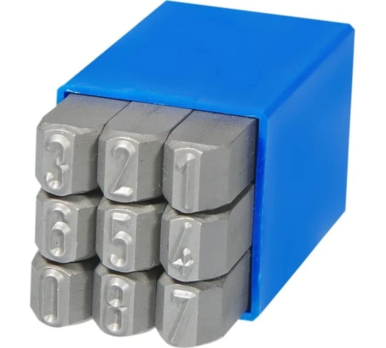 Изображение товара Набор реверсных цифровых клейм MASUS 2 мм 12090