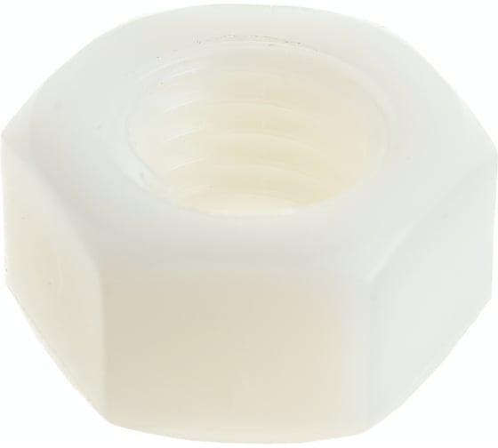 Изображение товара Шестигранная полиамидная (пластиковая) гайка DINFIX DIN 555, М12, 10 шт. 00-00001226