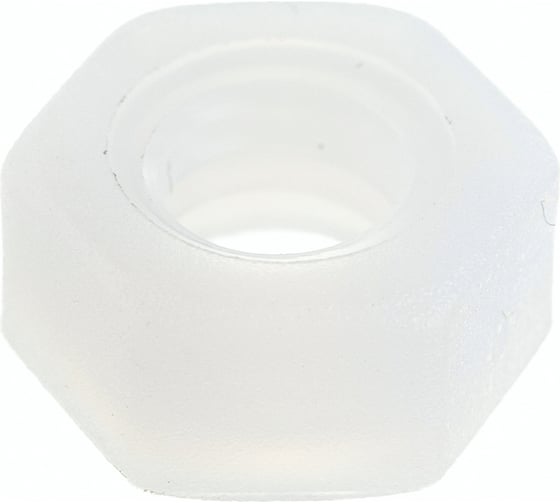 Изображение товара Шестигранная полиамидная (пластиковая) гайка DINFIX DIN 555, М6, 10 шт. 00-00001223