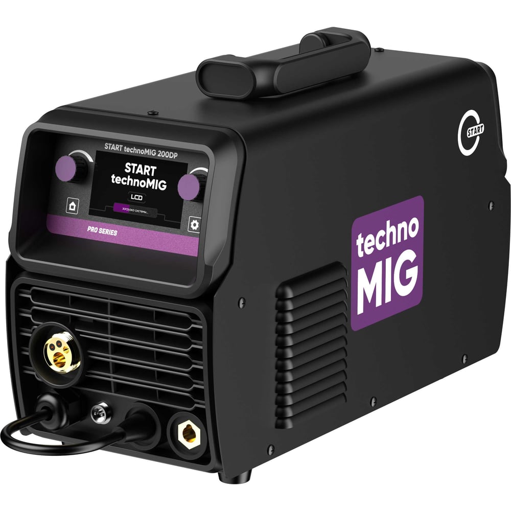 Изображение товара Профессиональный сварочный полуавтомат Start technoMIG 200 DP 2W200TDP для MIG MAG MMA