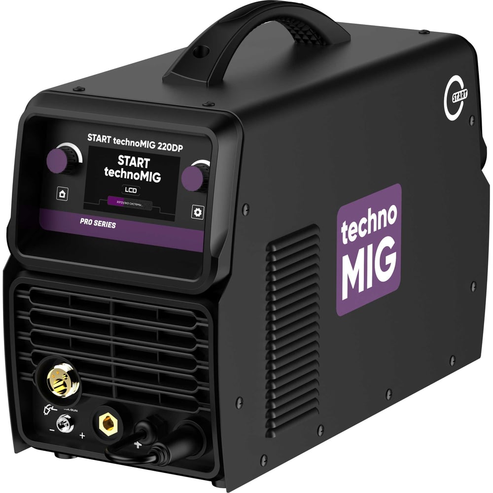 Изображение товара Профессиональный сварочный полуавтомат Start technoMIG 220 DP 2W220TDP для MIG MAG MMA сварки