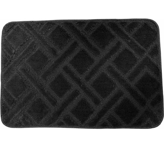 Изображение товара Коврик для ванной комнаты JOY HOME 40x60 арт. HYP24004 Клетка сер. 14717