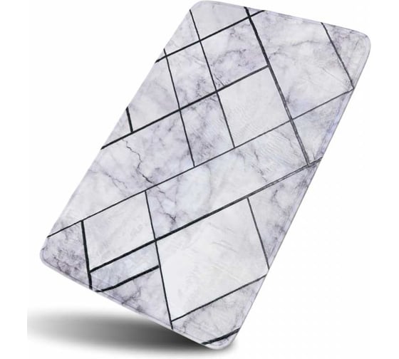 Изображение товара Коврик для ванной комнаты JOY HOME 50x80 Fresh Printed Мрамор бел. HYFP24004 14736