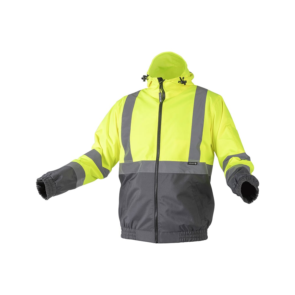 Светоотражающая летняя куртка HOEGERT TECHNIK NIMS, желтая, р.L HT5K246-L