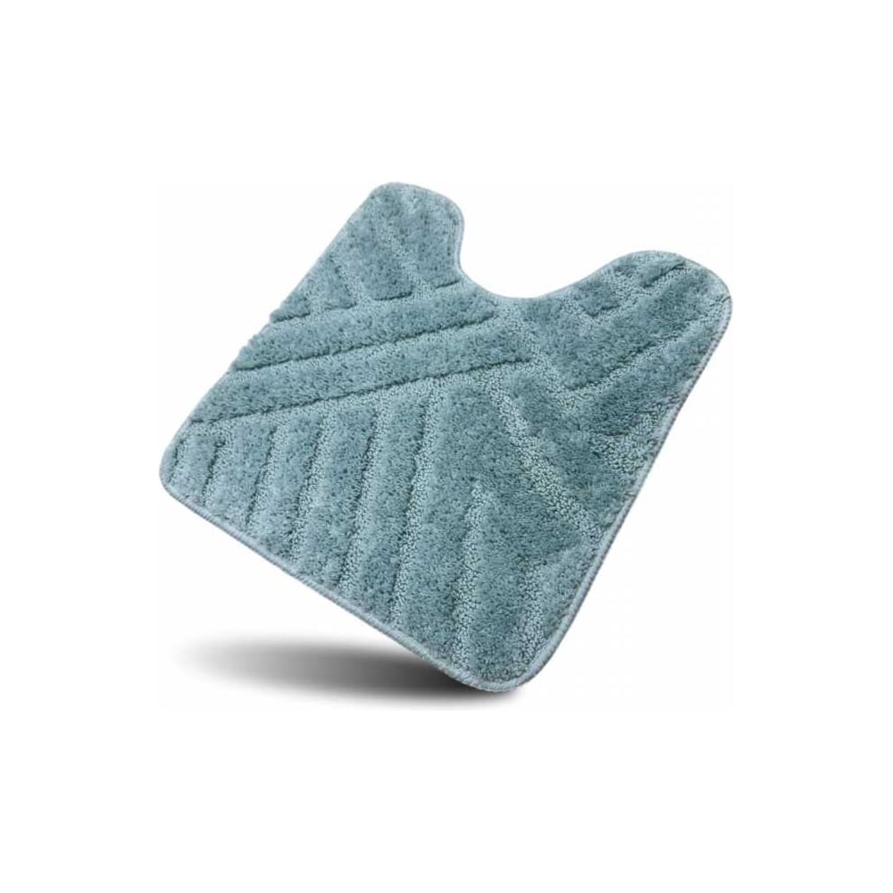 Изображение товара Коврик в туалетную комнату JOY HOME 50x50 голубой с противоскользящим покрытием