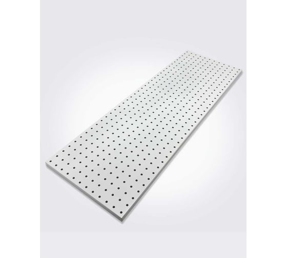 Изображение товара Панель перфорированная ТТ-Урал 900х300 мм, металлическая, белая, УТ-00021798