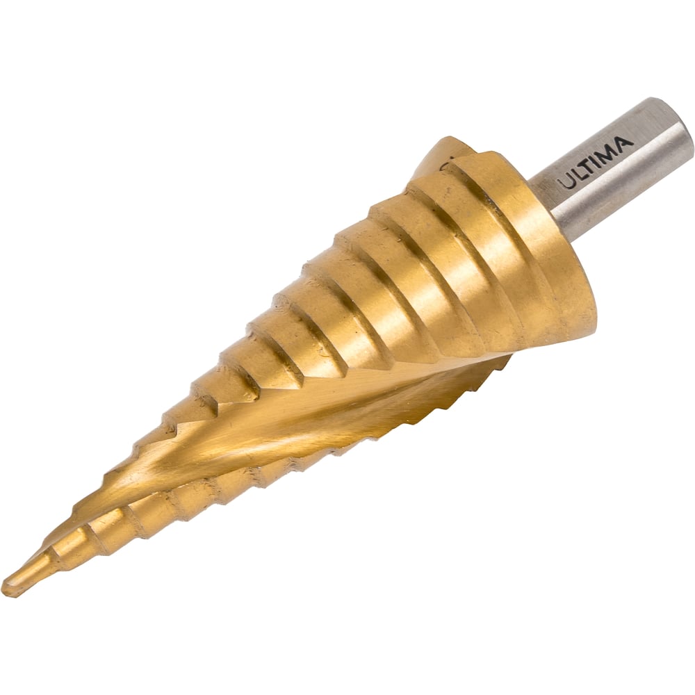 Изображение товара Сверло ступенчатое по металлу ULTIMA 4-32 мм 15 ступеней HSS Изображение товара Сверло ступенчатое по металлу ULTIMA 4-32 мм 15 ступеней HSS