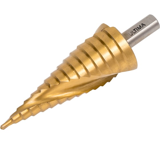 Изображение товара Сверло ступенчатое по металлу ULTIMA 4-32 мм 15 ступ, HSS, спираль 113704
