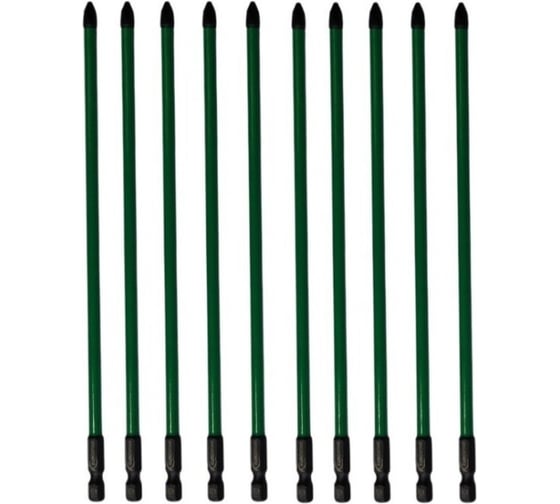 Изображение товара Удлинённая бита EUROSTAR PH2 200 мм под 1/4″ держатель АГ50065