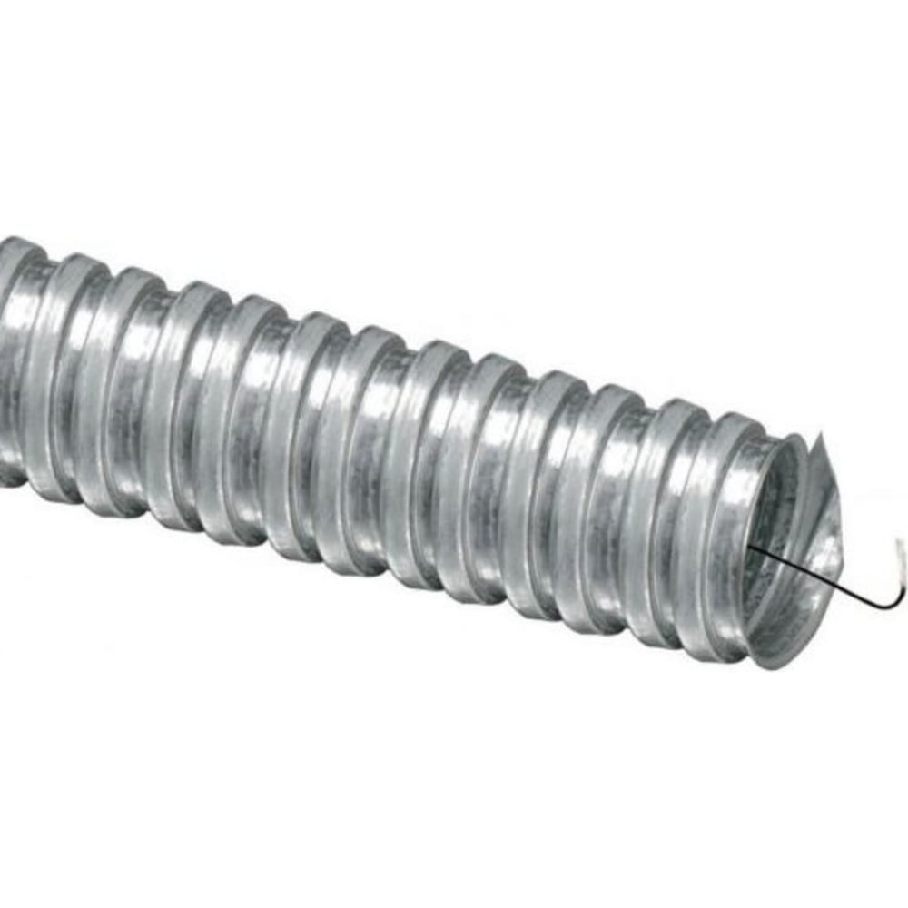 Изображение товара Металлорукав Урал ПАК оцинкованный с протяжкой 10м для электросистем