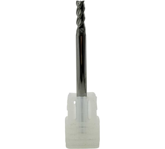 Изображение товара Фреза концевая твердосплавная TORNERI ц/х ф 3.5x10x50 мм z=3, хвостовик 4 мм, по алюминию Т026067