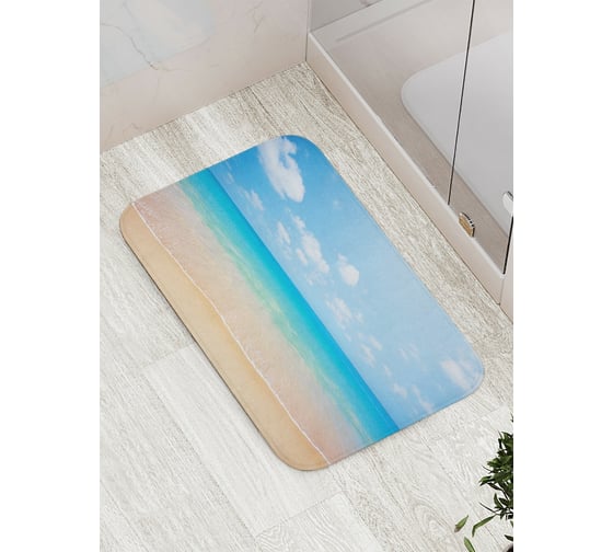 Изображение товара Коврик противоскользящий JoyArty "Зов моря" для ванной, сауны, бассейна, bath_13965