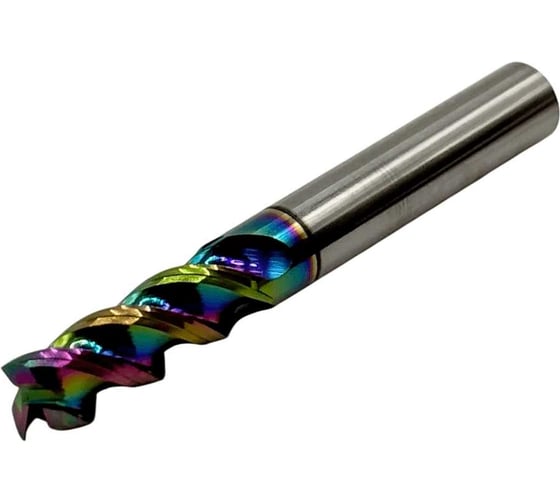 Изображение товара Фреза концевая твердосплавная TORNERI ц/х ф 6.0x18x50 мм z=3 по алюминию для черновой обработки Т026096