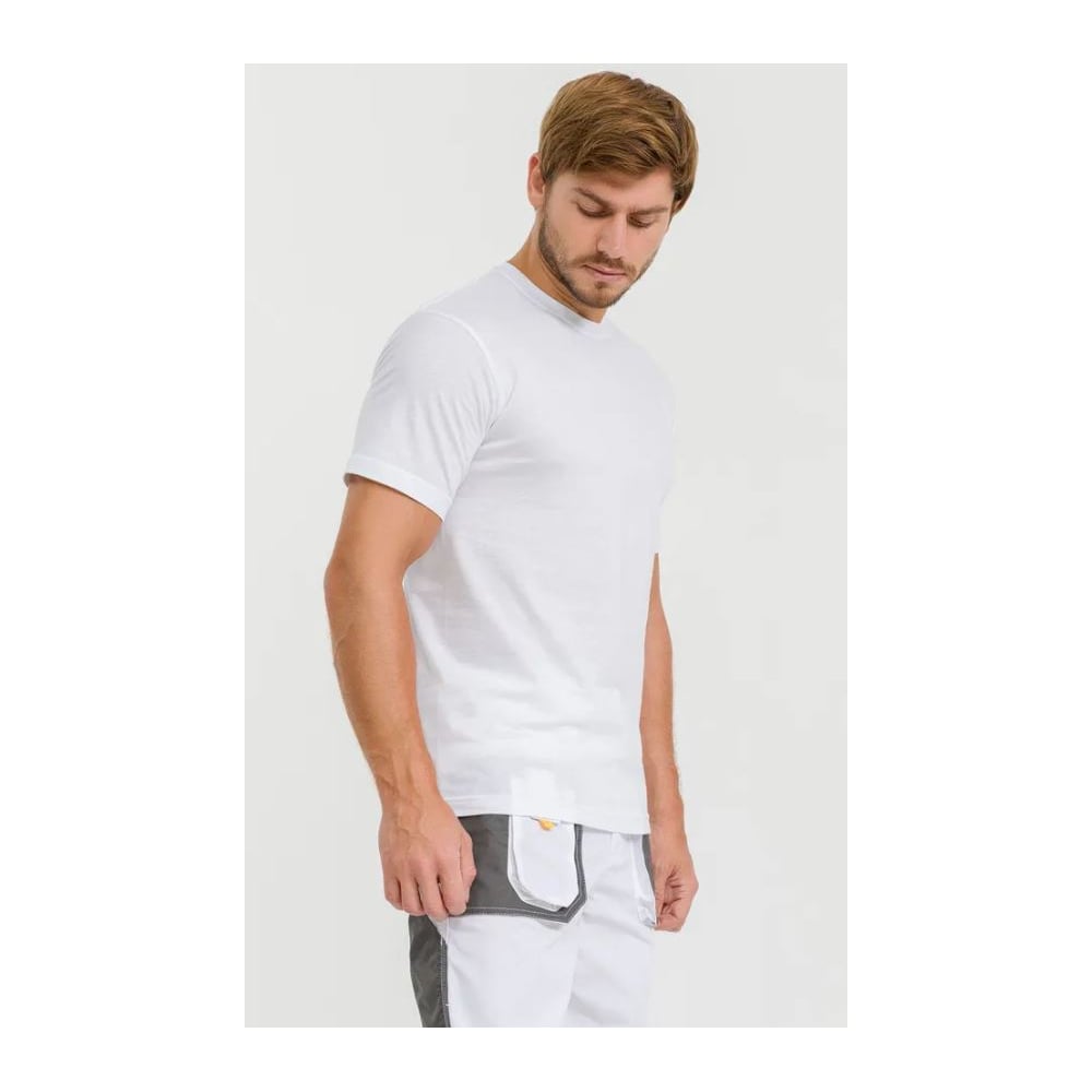 Изображение товара Мужская футболка DOWELL белая размер M 100% хлопок комфорт и качество