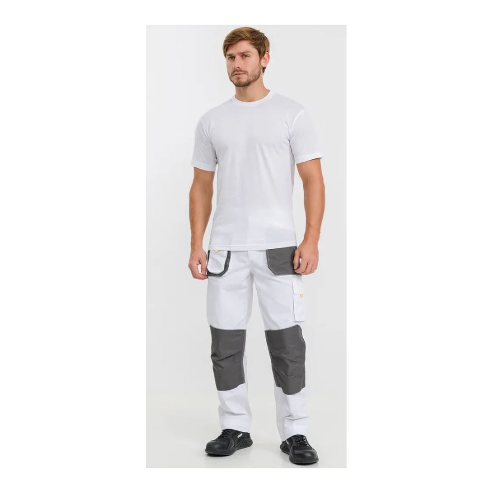 Изображение товара Мужская футболка DOWELL белая XL 50-52 хлопок