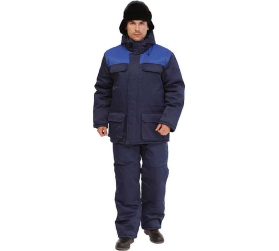 Изображение товара Костюм мужской утепленный Прабо Буря синий 112-116/182-188 (56/5) 16937