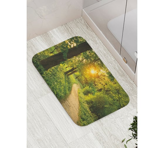 Изображение товара Коврик противоскользящий JoyArty "Веселая тропинка" для ванной, сауны, бассейна, bath_18966