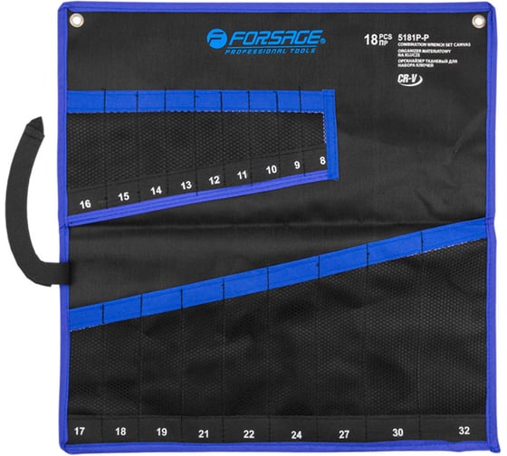 Изображение товара Органайзер тканевый для набора ключей Forsage 18 предметов F-5181P-P(26690)