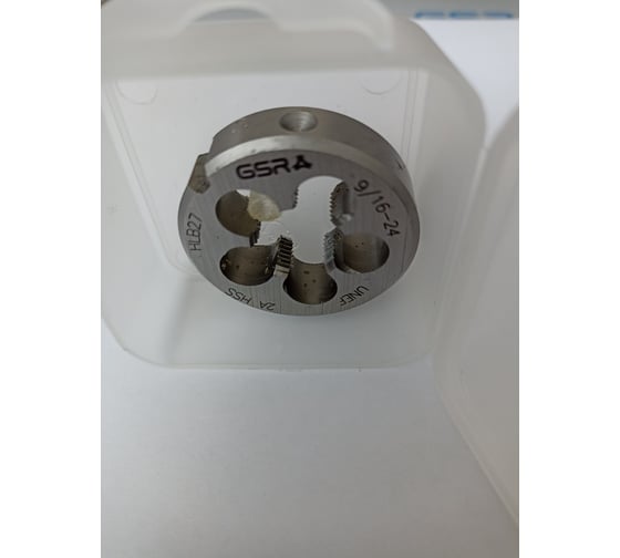 Изображение товара Плашка круглая GSR DIN EN 22568 HSS UNEF 9/16 B00478070